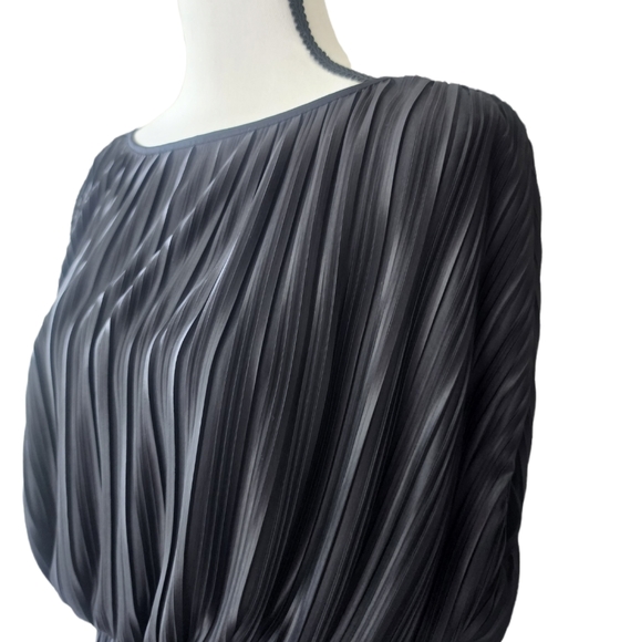Banana Republic Black Dress | Black Long Pleated Dress for Women Size Sm… - Picture 13 of 17